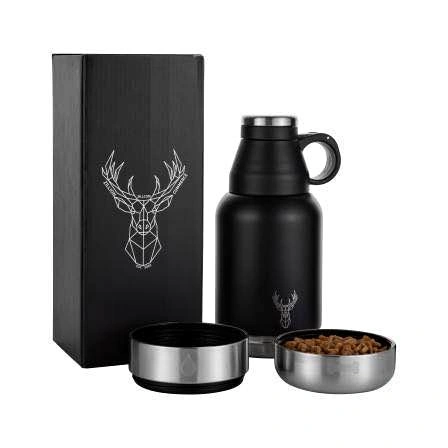 Insulated Pet Travel Bottle w/ Detachable Bowls