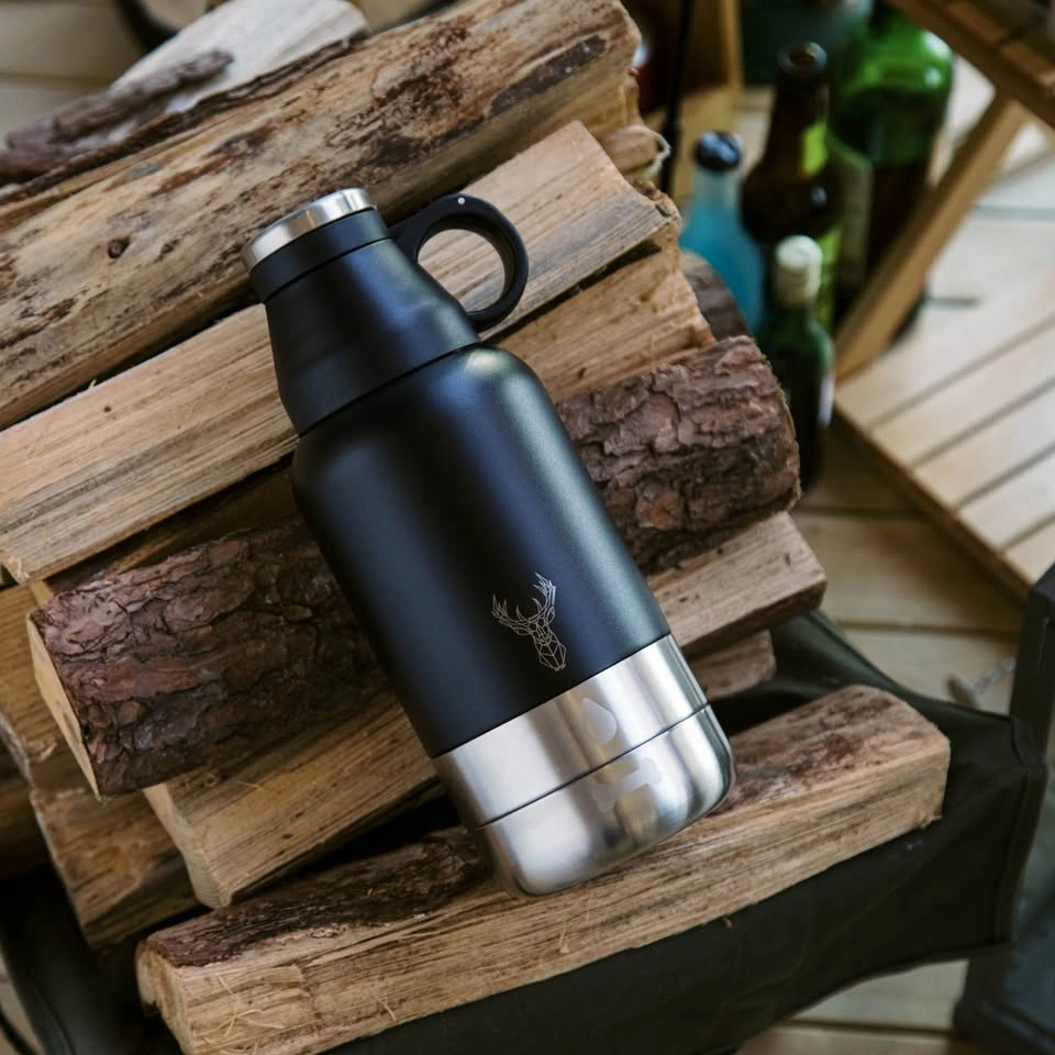 Insulated Pet Travel Bottle w/ Detachable Bowls - photo 4