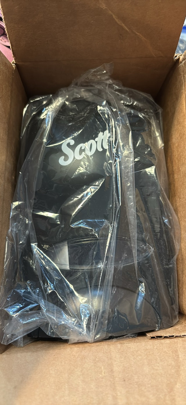 Black Scott soap dispenser (new)