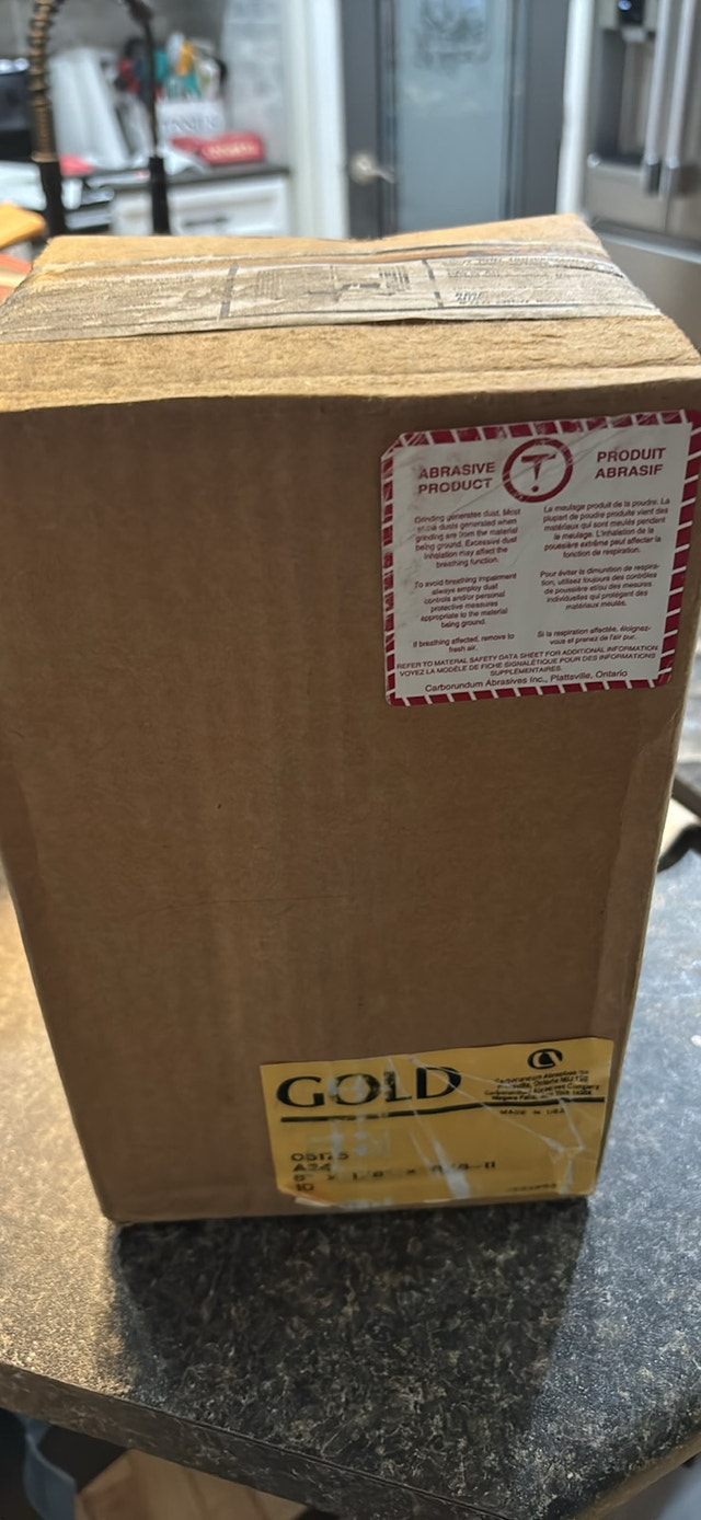 Carborundum GOLD Grinding Wheel 6 inch 10 pack - photo 2