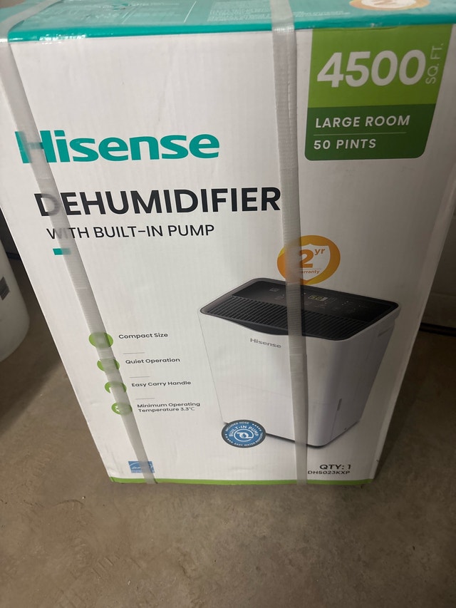 4500sq.ft 50-Pint Dehumidifier with Built-in Pump