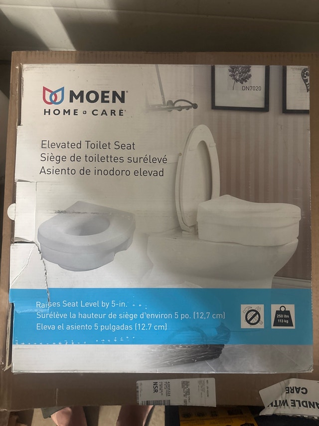 elevated toilet seat