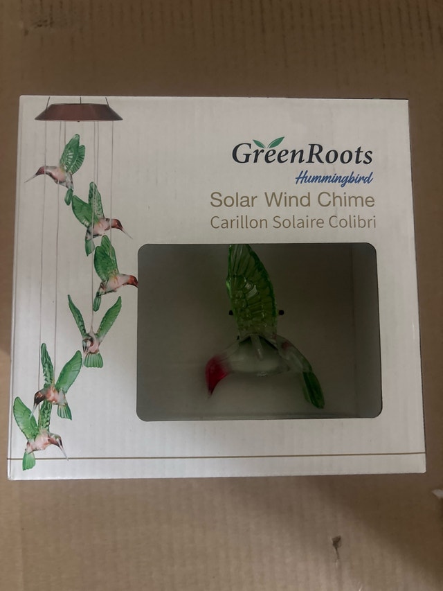 Green Roots Solar Wind Chime