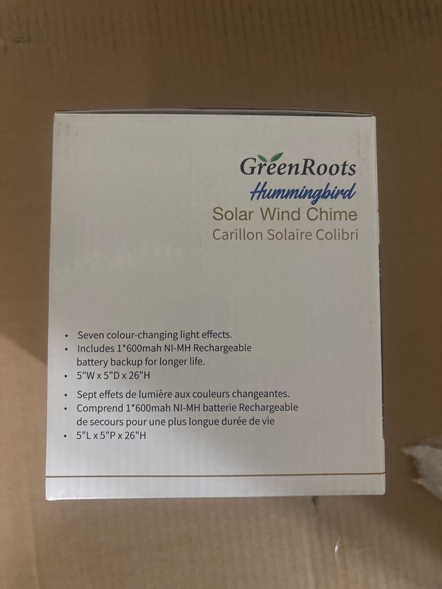 Green Roots Solar Wind Chime - photo 2