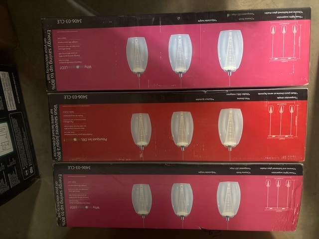 LED Three-Light Suspension Light - photo 4