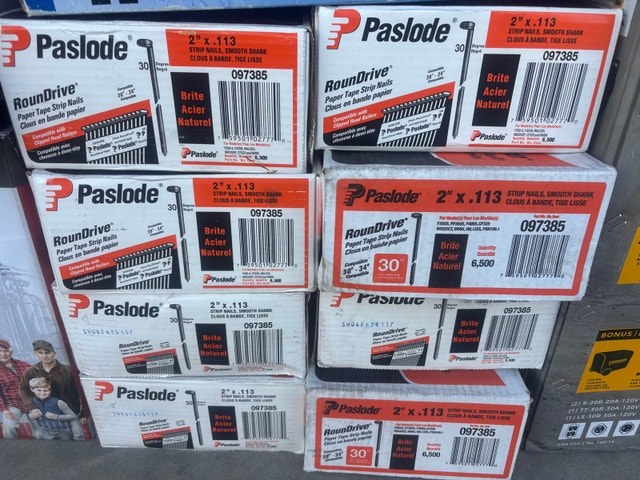 Paslode 2” strip nails smooth shank