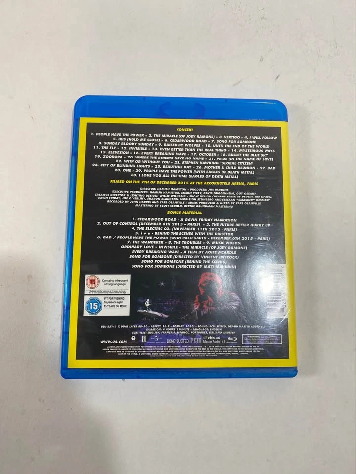 iNNOCENCE eXPERIENCE Live in Paris Blu-ray - U2 - photo 2