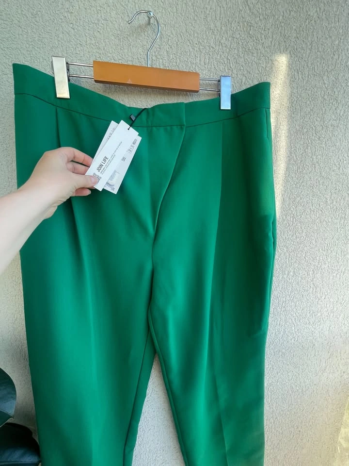 Size XL, New, Zara Cropped Tailored Pants Stretch - photo 3