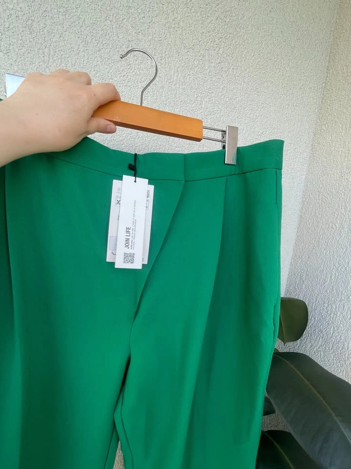 Size XL, New, Zara Cropped Tailored Pants Stretch - photo 4