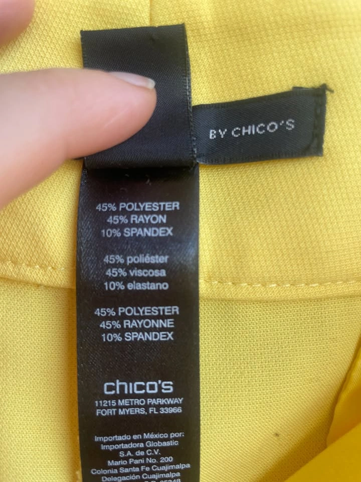 Chico's Black Label Rayon Blend Ankle Pants Size 2.5 (US 18) - photo 4