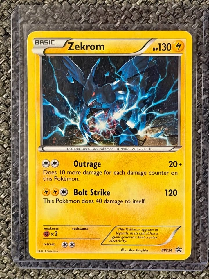 Pokemon Zekrom “Black and White” Holo Promo