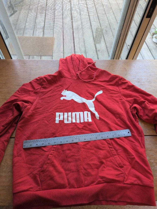 Puma Hoodie mens extra large red