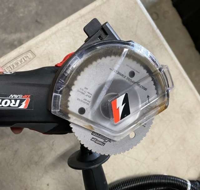 Rotozip saw Like new - photo 4