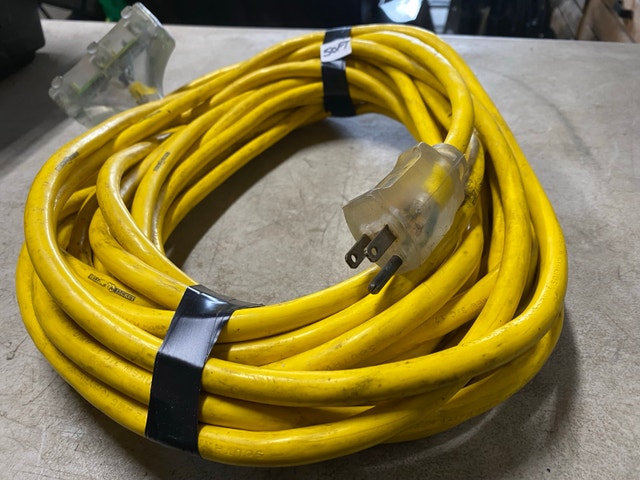 50 foot yellow jacket 12 gauge extension cord good condition - photo 2