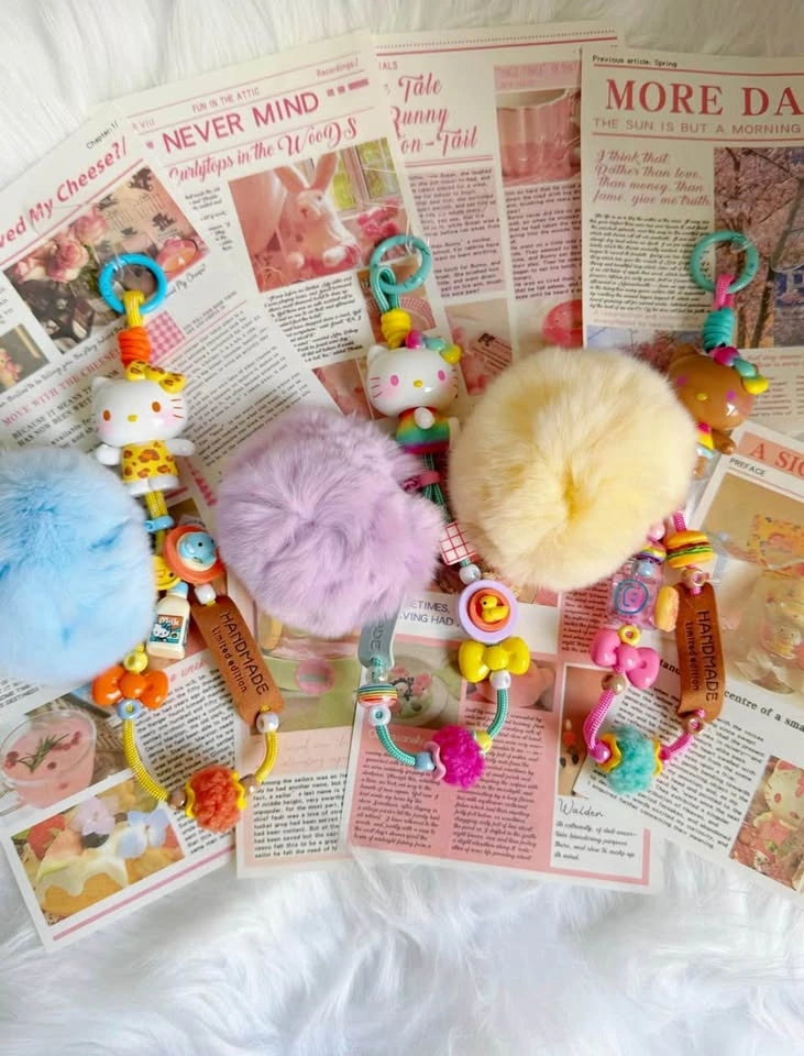 Handmade Kitty Phone Chain