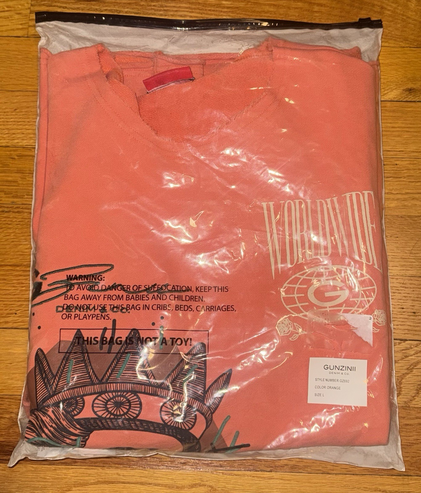 gunzinii worldwide tshirt - photo 4