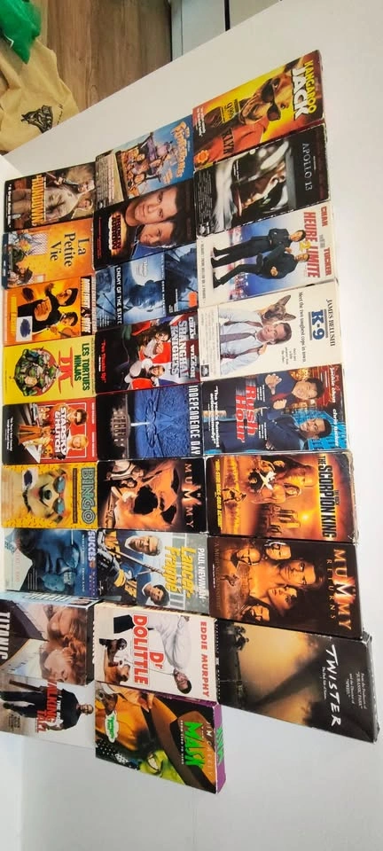 VHS tapes