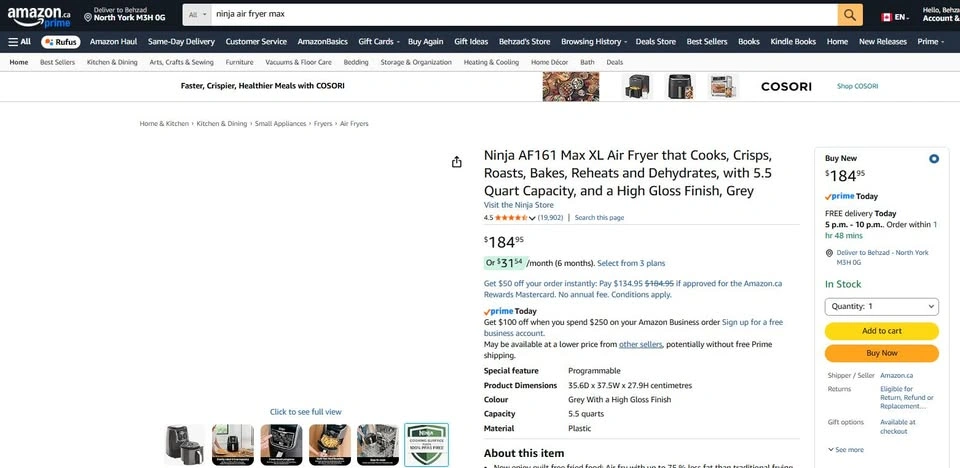 Ninja Air fryer - photo 3