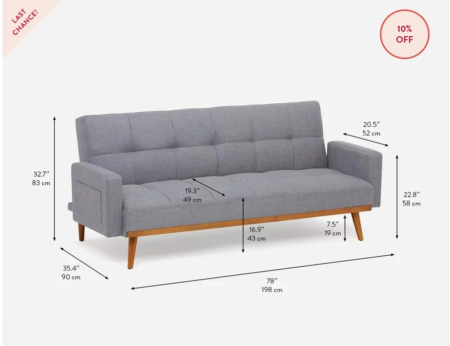 Sofa Bed-BEATRIX tufted - photo 3