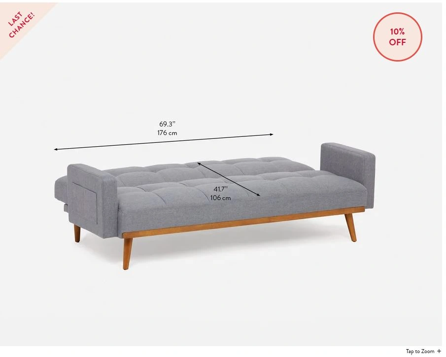 Sofa Bed-BEATRIX tufted - photo 5