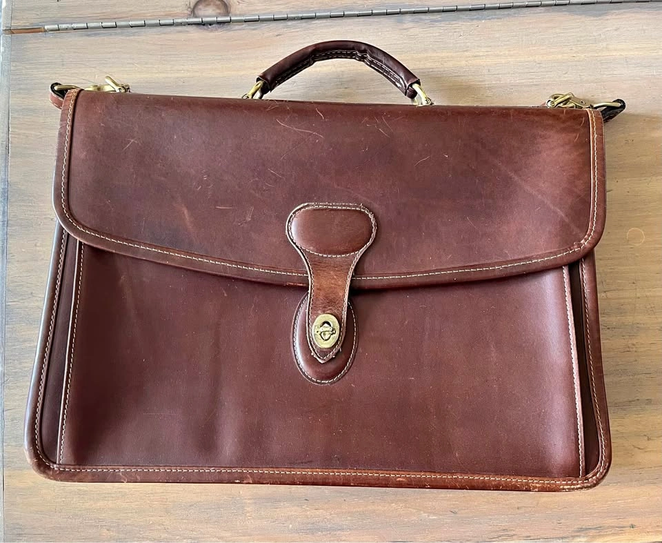 Leather Brief Case and small carry case from American Valise Com