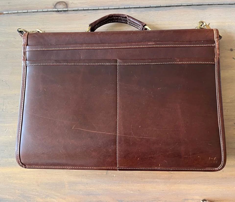 Leather Brief Case and small carry case from American Valise Com - photo 2