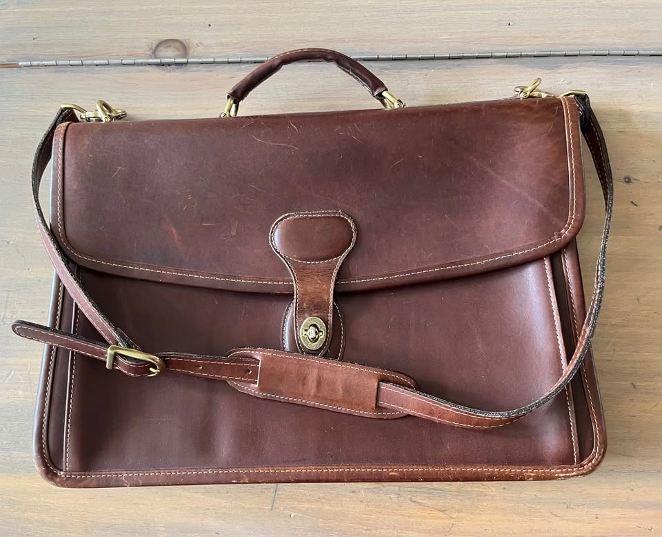 Leather Brief Case and small carry case from American Valise Com - photo 3