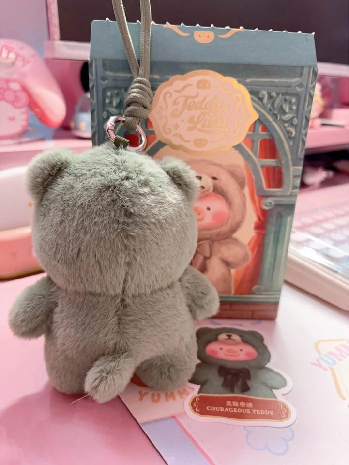TOYZERO+ Teddy Lulu Courageous Teddy Pig Plush Keychain - photo 3