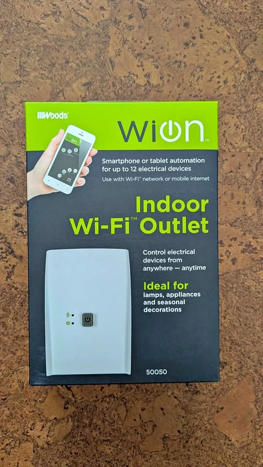 Woods Wion Indoor Wi-Fi Outlet Smart Plug