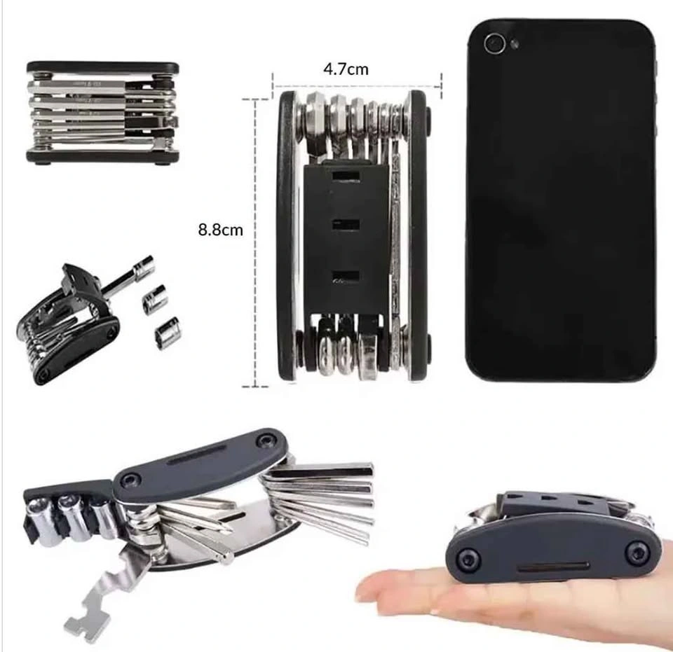 Multifunctional 16 in 1 Bicycle Repair Tool Kit - photo 4