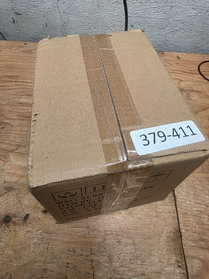 Jinzo Ice Brick LED Wall Sconce Light - New Sealed - photo 2