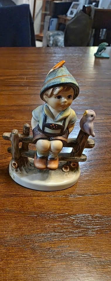 Goebel Hummel Boy with Bird Figurine