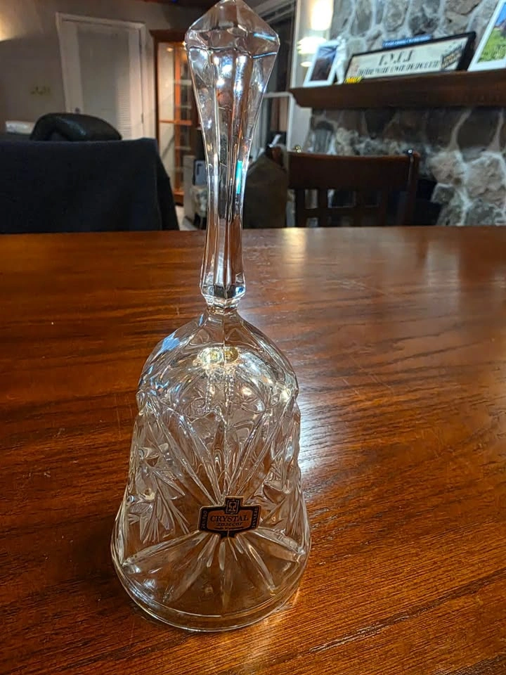 Zajecar Lead Crystal Bell Yugoslavia - photo 2