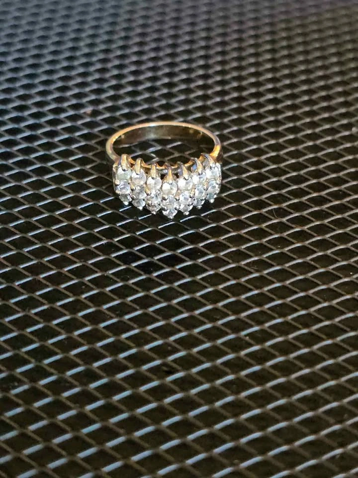✨ Vintage-Inspired Rhinestone Cocktail Ring ✨ - photo 2