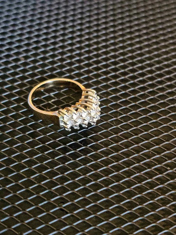 ✨ Vintage-Inspired Rhinestone Cocktail Ring ✨ - photo 4