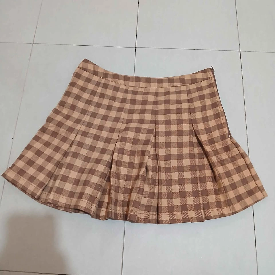 Brown Plaid Mini Skirt - photo 2