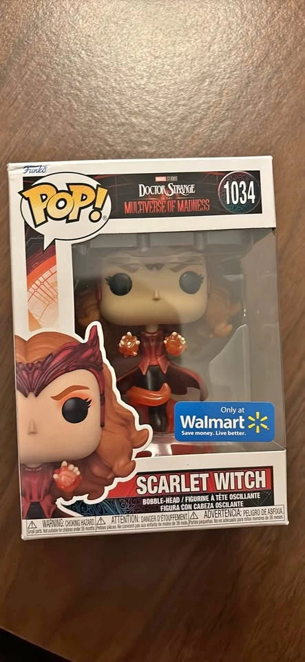 Scarlet witch multiverse of madness bobble head funko #1034