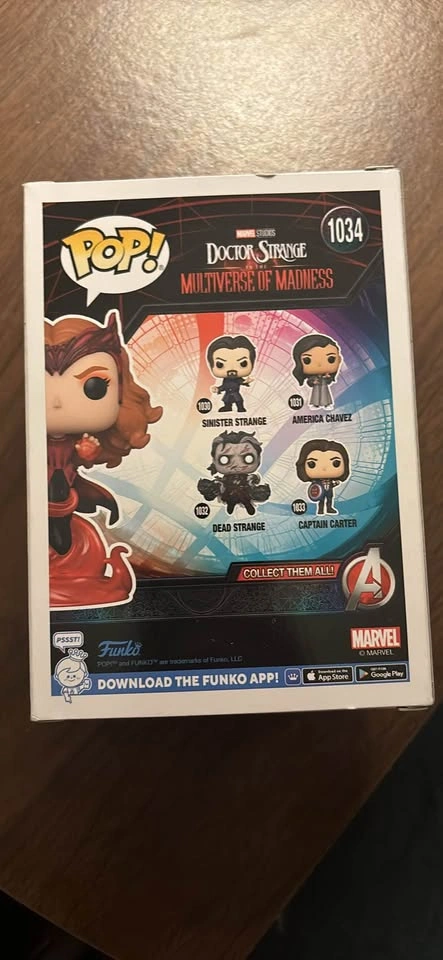 Scarlet witch multiverse of madness bobble head funko #1034 - photo 3