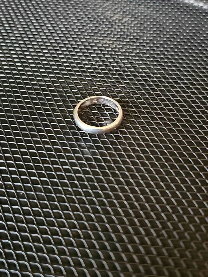 💍 Vintage S925 Sterling Silver Starburst Dome Band ✨🌟 - photo 3