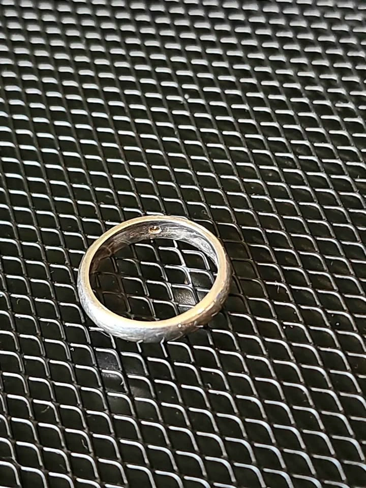 💍 Vintage S925 Sterling Silver Starburst Dome Band ✨🌟 - photo 4