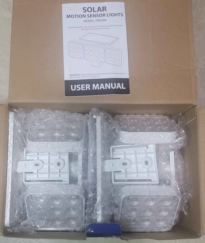 WdtPro Solar Powered Flood Light 2 Pack - photo 2