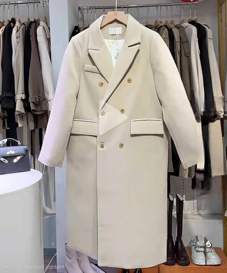 Down-lined Wool coat (brand new) - women long jacket