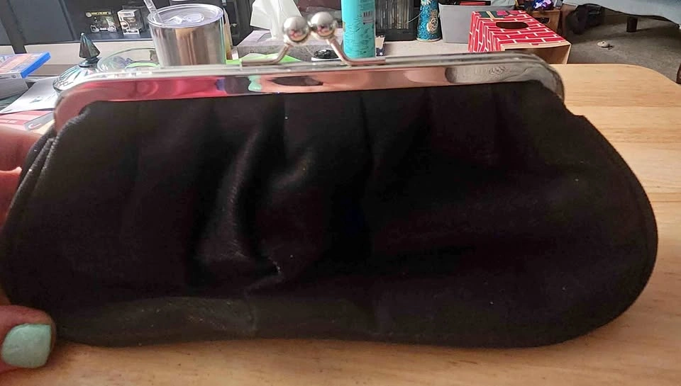 Black Clutch Evening Bag