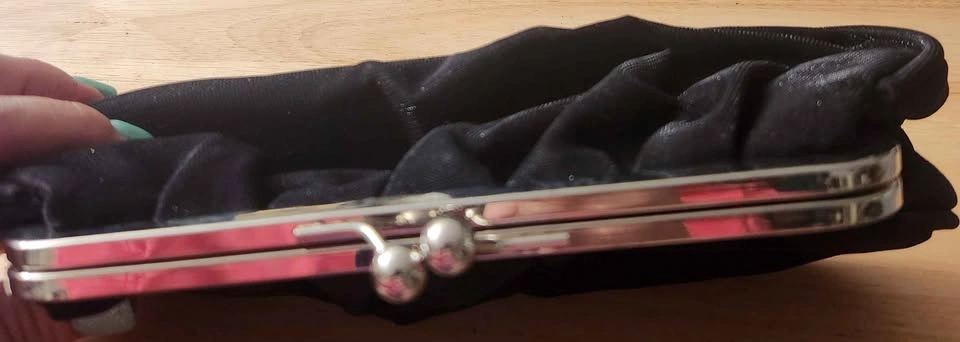 Black Clutch Evening Bag - photo 2