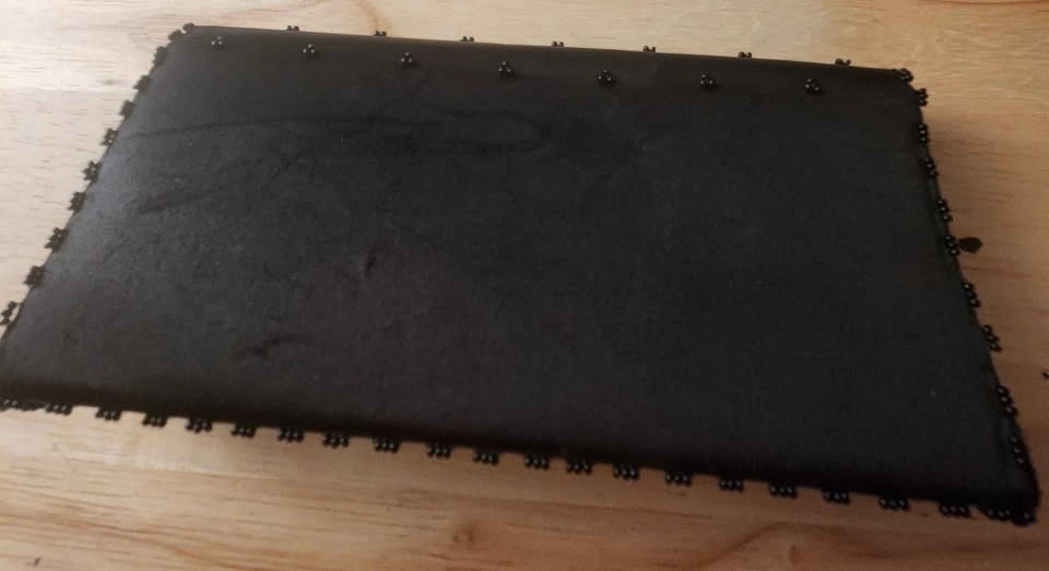 Black Beaded Clutch/Wallet - photo 3