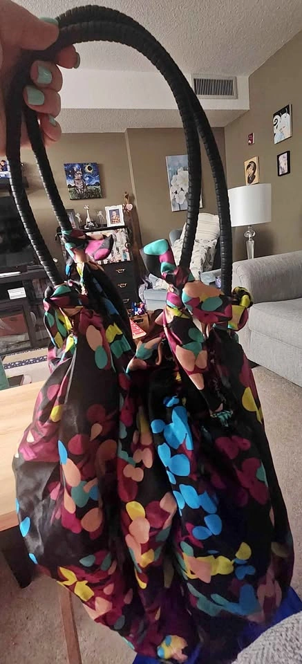 Colorful Polka Dot Tote Bag