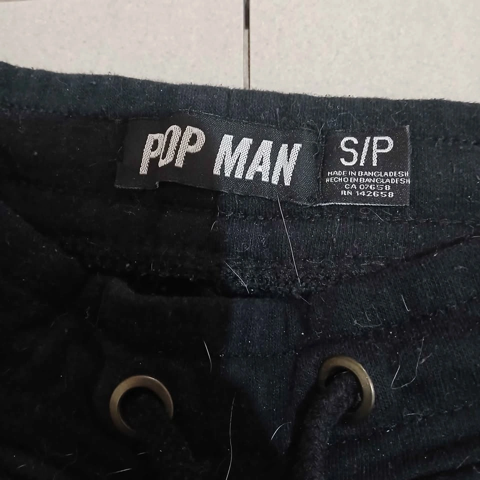 Black Sweatpants Shorts Pop Man - photo 2