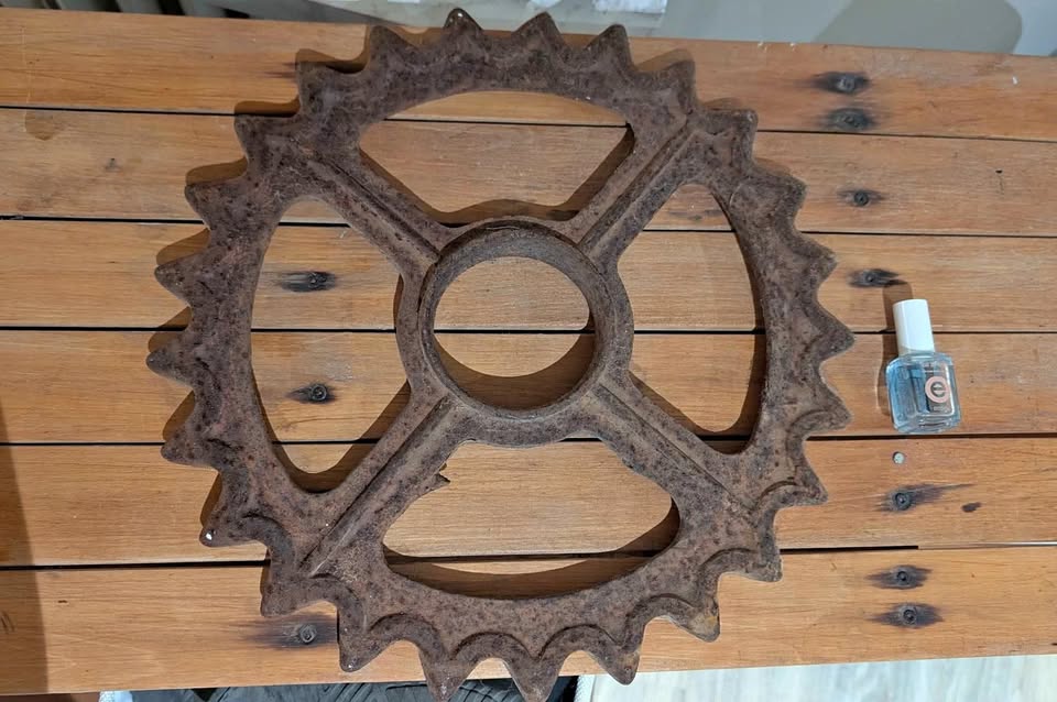 Authentic Metal Antique Gear for Home Decor
