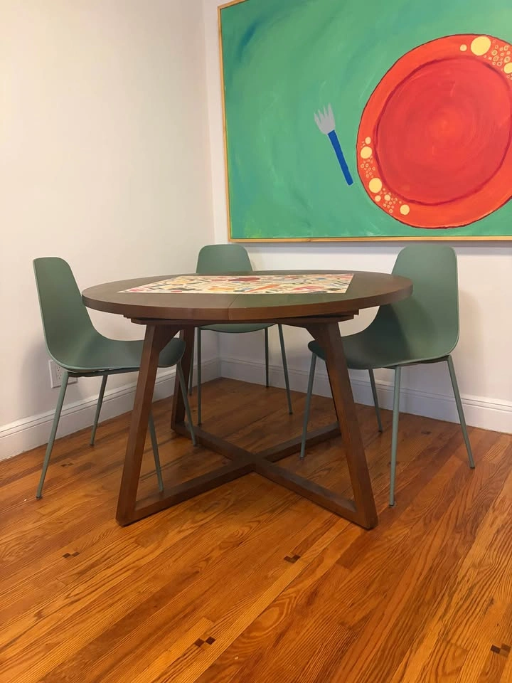 Extendable Wood Dining Table - photo 2