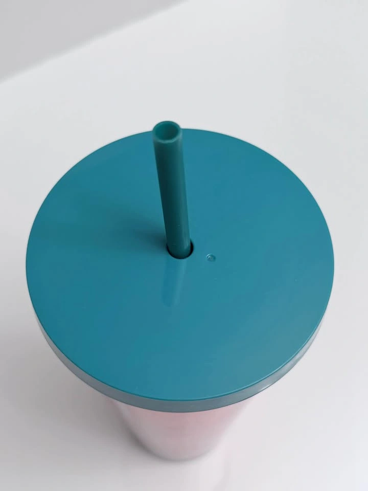 Starbucks Red & Teal Iced Coffee Tumbler Cup 24oz - photo 3